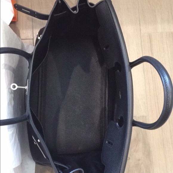 Hermes birkin 35 cm black togo leather. - Picture 4 of 11